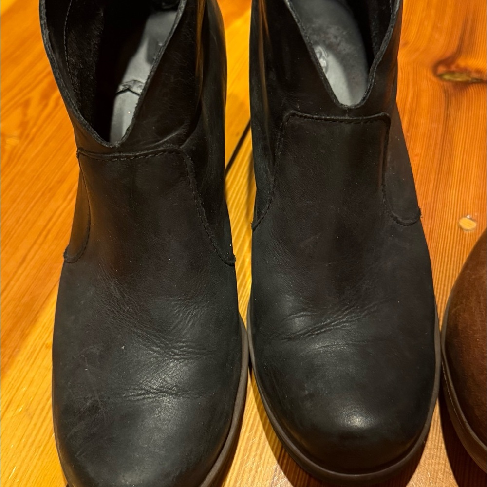 Kork-Ease Black Ankle Boots